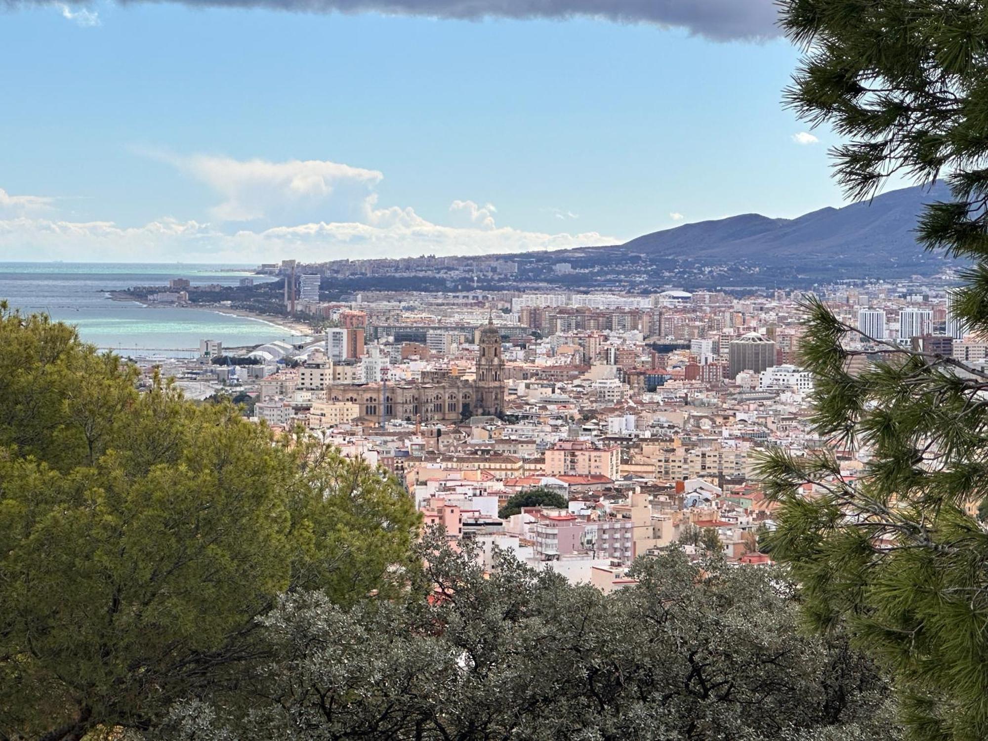 The House In Toquero Solarium Views To The Alcazaba Villa Málaga Eksteriør bilde